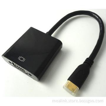 HDMI to VGA Cable (M/F) , Support 1080p, HDCP, with IC